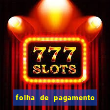 folha de pagamento para preencher word